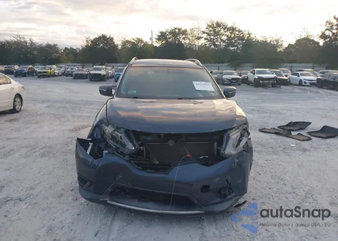 2015 Nissan Rogue Sv z USA, uszkodzony, nr VIN KNMAT2MT2FP539831